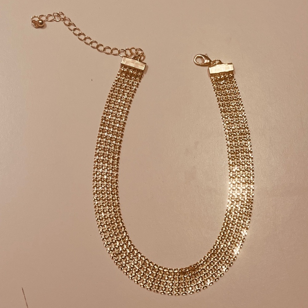 Gold plated necklace for women gold color